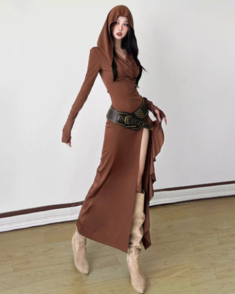 The Desert Siren — Slit & Slim in Maillard Brown