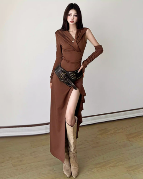 The Desert Siren — Slit & Slim in Maillard Brown